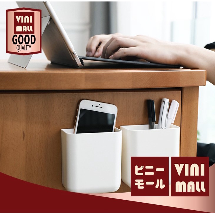 【VINIMALL คุณภาพดี】กล่องเก็บของอเนกประสงค์ ติดผนัง ประหยัดพื้นที่ จัดเก็บเป็นระเบียบ CTN118  GO