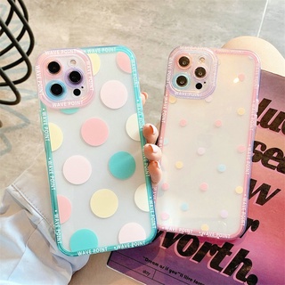 เคสโทรศัพท์มือถือนิ่ม ป้องกันเลนส์ ลายจุด สําหรับ Xiaomi Redmi Note 11 11S 4G 10C 9T 9A 9C 10 9S 9 8 7 6 7A 6A S2 Poco X3 NFC GT F3 F2 M3 M4 Pro 5G 4G