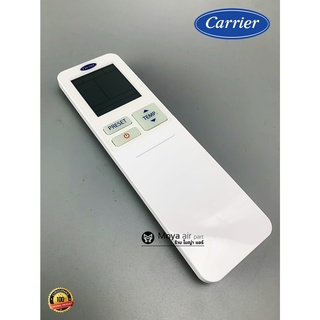 รีโมทแอร์ Carrier แท้100% สำหรับรุ่น 42TVAA ขนาด 9000-36000 BTU ( Xinverter ) แคเรีย รหัส 43T66397 ฝาหลัง WC-TA22PE