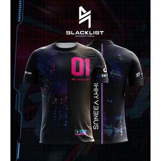 เสื้อ E-sport  mobil;e legend ทีม blacklist