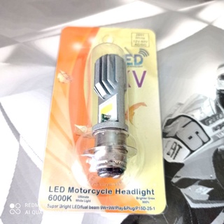 ไฟหน้า LED สีขาว สําหรับรถจักรยานยนต์ Eco MKV AC DC