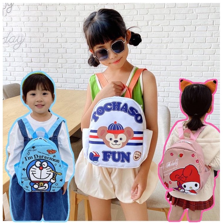 กระเป๋าเป้เด็ก กระเป๋าลายการ์ตูน Children’s backpacks Children’s backpacks cartoon pattern bag ราคา ถูกที่สุด ดีลบีเคเค แกลเลอรีภาพที่ 8