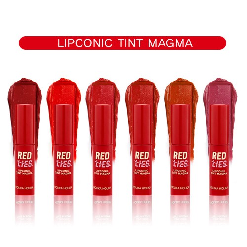 HOLIKA Collection Red LIPCONIC TINT Lie MAGMA