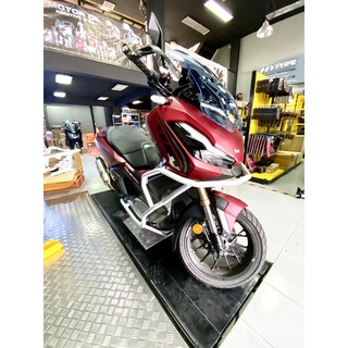 กันล้ม แคชบาร์ กันตัวถัง (สีบรอนซ์เทา)โมโตสกิล V3 หน้าเต็ม  Honda ADV350 CRASHBAR