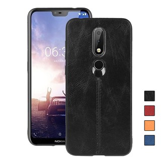 เคสสำหรับเคสโทรศัพท์มือถือหนัง Pu สําหรับ Nokia 6 . 1 Plus Nokia 6 . 1 Plus 6 . 1 Plusเคส