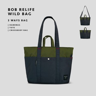 Bob relife wild กระเป๋าสะพายไหล่ รุ่นบ็อบไวด์ สีเขียว / กระเป๋าใส่โน็ตบุ๊ค laptop bag / กระเป๋าคอมพิวเตอร์