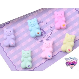 หมี หมีแคนดี้ ตกแต่เล็บ ตกแต่ง เครสโทรศัพท์ DIY