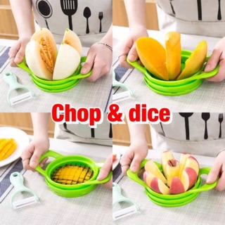 Chop &amp; dice all in one slicer ชุดสไลด์,หั่น,สับ,