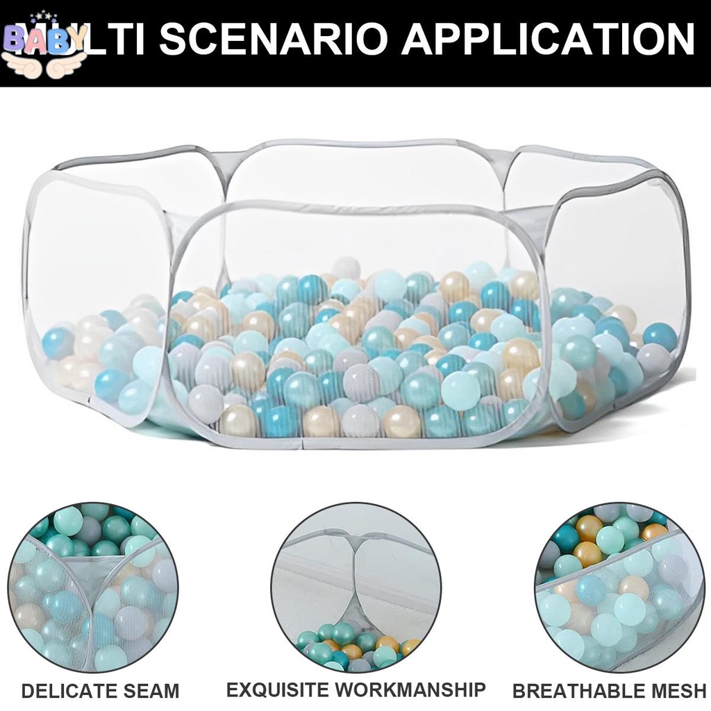 ของเล่นลูกบอลสระว่ายน้ํา แบบพกพา พับได้ สําหรับเด็กวัยหัดเดิน - รูปที่ 2