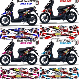 สติกเกอร์ติดตกแต่งรถจักรยานยนต์ Honda Beat 2020