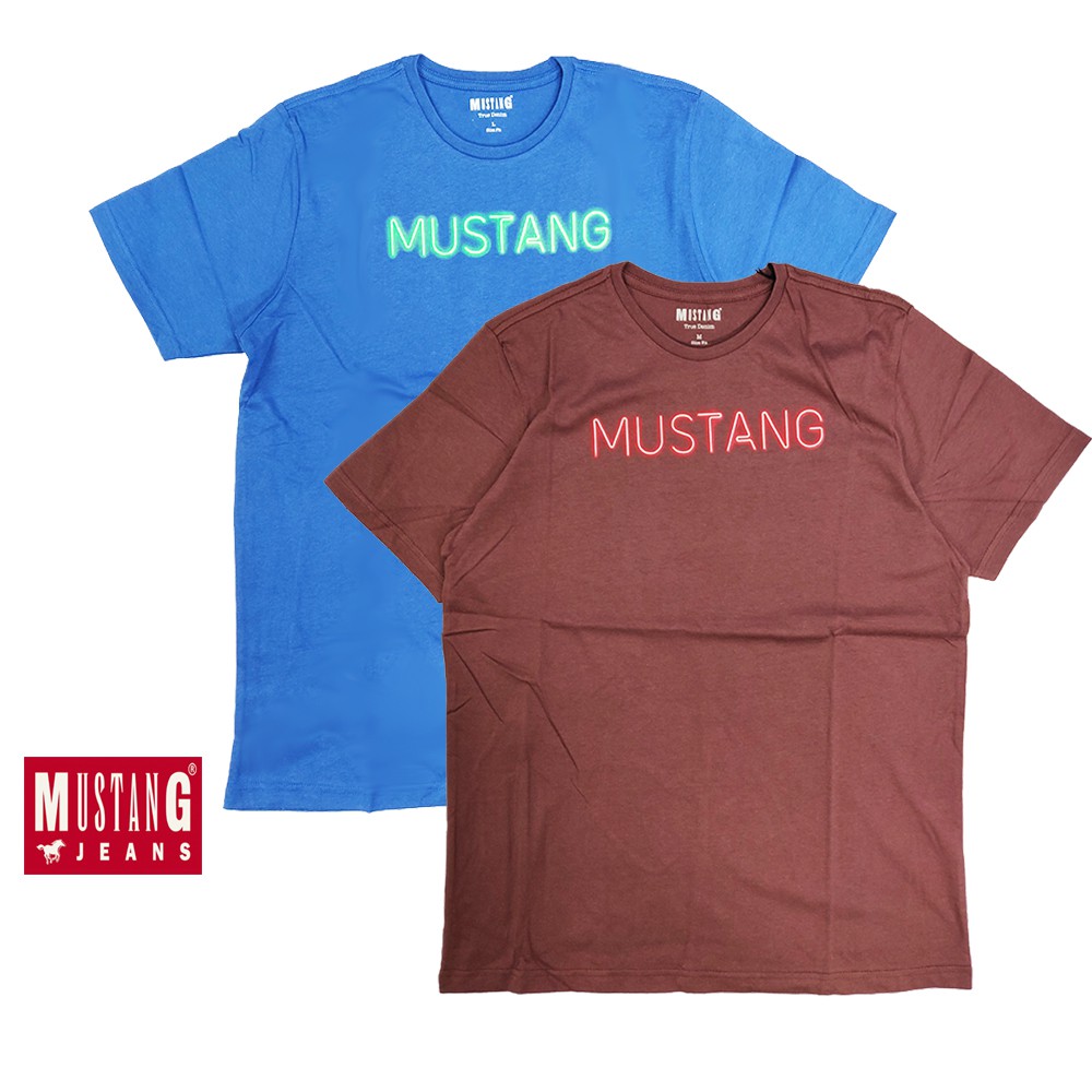 เสื้อยืดเข้ารูปผู้ชาย Mustang M732-10801/02
