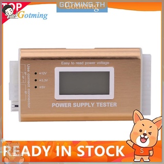 ดิจิตอลจอแอลซีดีพีซี 20/24 ขา 4 PSU ATX BTX ITX SATA HDD Power S Upply Tester Gol