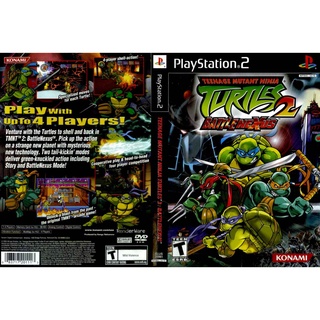 แผ่นเกมส์ PS2 Teenage Mutant Ninja Turtles 2 Battle Nexus    คุณภาพ ส่งไว (DVD)