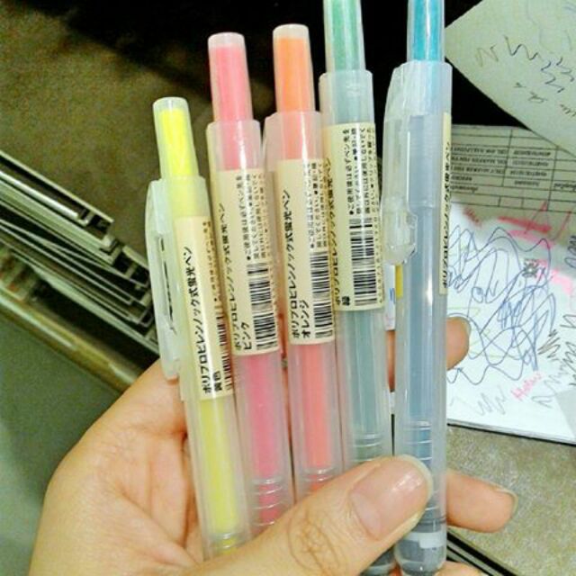 MUJI HILIGHTER แบบกด