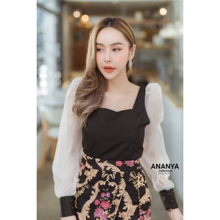 2.ชุเดซทงานป้ายลายไทย งานป้าย❌SALE❌ sz.4XL ❤️มือ1❤️ #Ananya