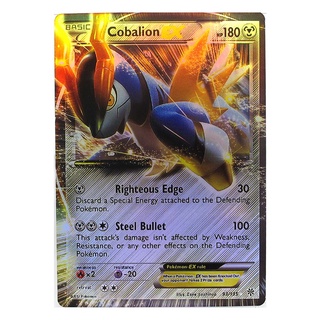 Cobalion EX 93/135 โคบาลออน Pokemon Matt Card ภาษาอังกฤษ