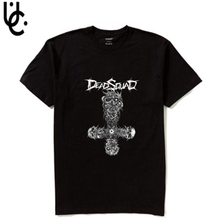 T-shirt เสื้อยืด ผ้าฝ้าย ขนาดใหญ่ พิมพ์ลายการ์ตูนอนิเมะ Deadsquad สไตล์วินเทจ เรโทร 30s สําหรับผู้ชาย และผู้หญิง S-5XL