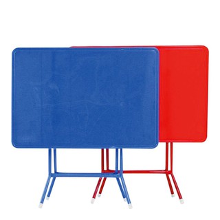 โต๊ะพับหน้าเหล็ก ขนาด 3 ฟุต 3-foot steel folding table