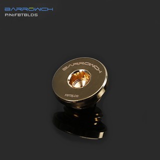 Barrowch ultra-thin Inner six angle Stop Plug Fitting Gold (สต็อปฟิตติ้งชุดน้ำ จัดส่งในไทย)