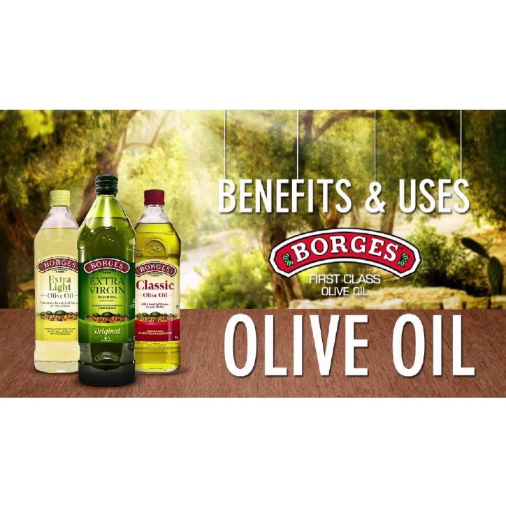 ✅ Borges Olive Oil 500ml โบรเกส น้ำมันมะกอกบริสุทธิ์ จากสเปน