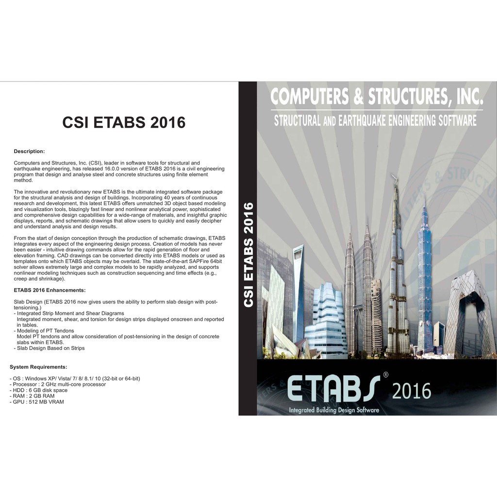 CSI ETABS 2016******