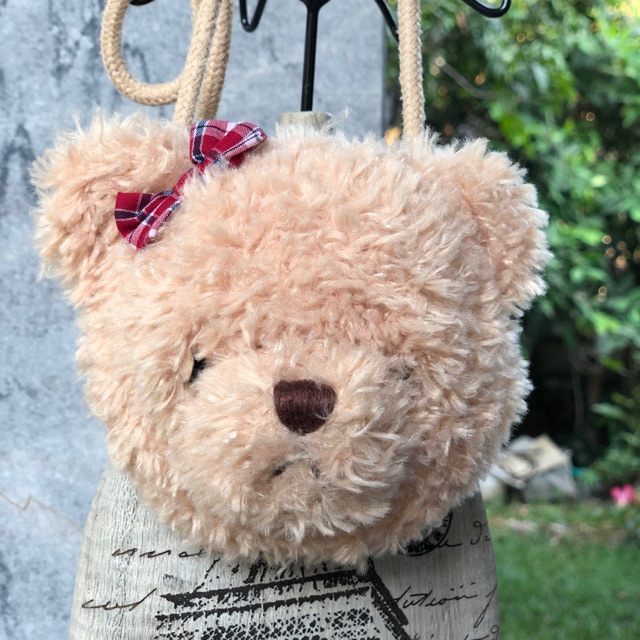 🌈(USED like new) กระเป๋า crossbody Teddy Bear จาก Teddy Museum