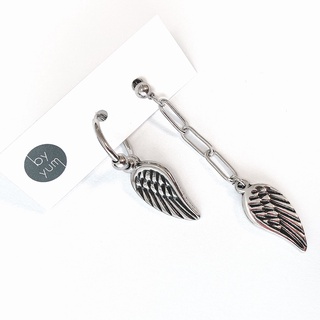 🇰🇷byyum🇰🇷Handmade products in Korea [Surgical Steel Wing Earrings]