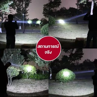 ไฟฉายคาดหัว ไฟฉายคาดศรีษะ LED 40W หน้าจอดิจิตอล ขนาดใหญ่ ไฟฉายชาร์จไฟบ้าลิเธียม ไฟฉายติดหน้าผาก หัวไฟ กรีดยาง