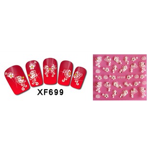 สติกเกอร์ 4D สติกเกอร์ติดเล็บ ตกแต่งเล็บ Nail Sticker 4D