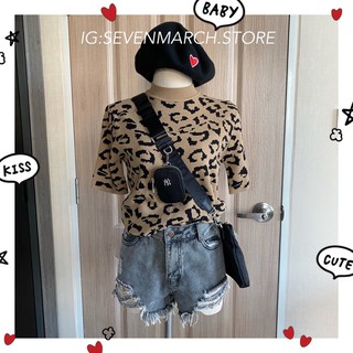 ☺️เสื้อไหมพรมลายแม่เสือสาว🐅