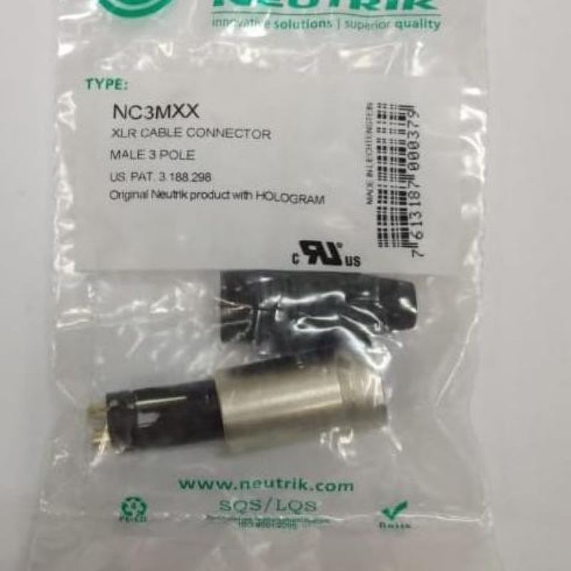 JACK CANON MAN NEUTRIK NC3MXX/NC3FXX ต้นฉบับ
