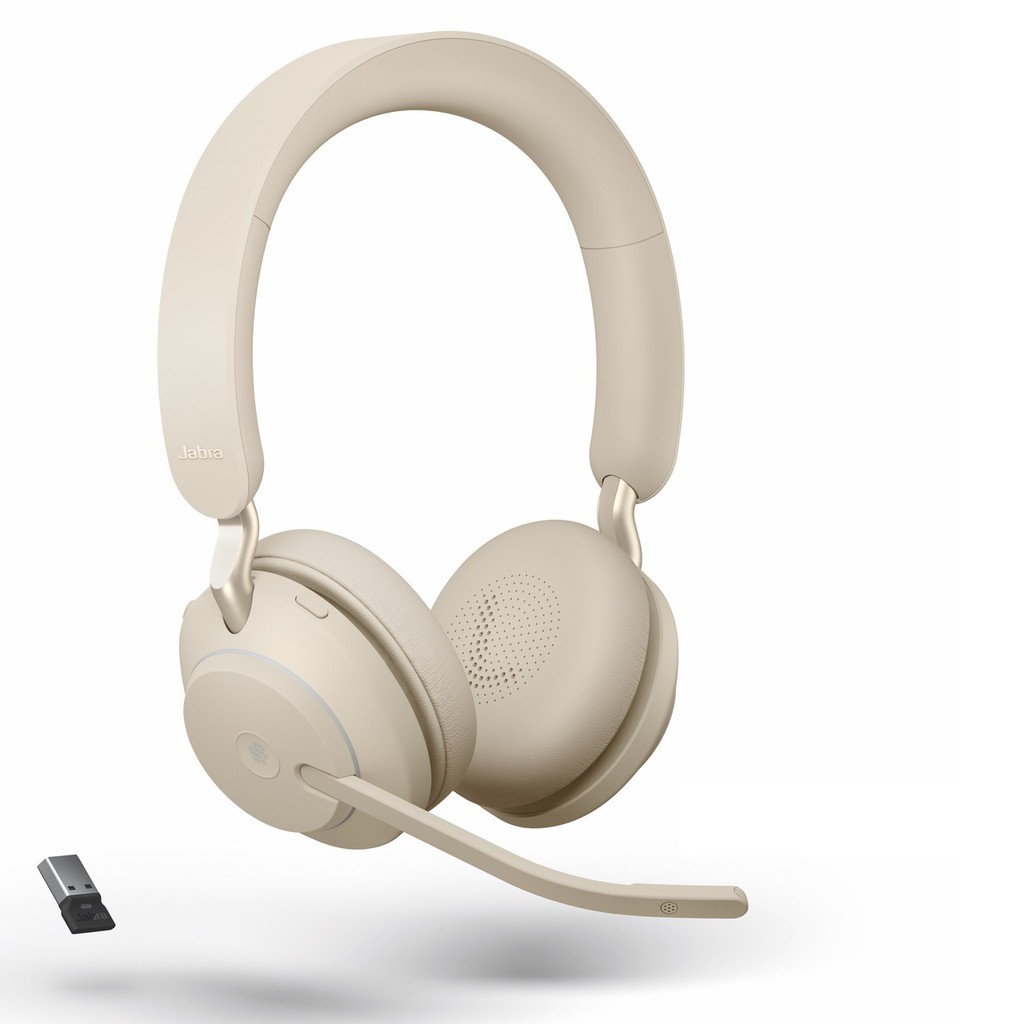 Jabra Evolve2 65 Link380a MS Stereo Beige