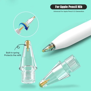 สําหรับ Apple Pencil Gen 1/2 IPad ปากกาสไตลัส หัวเปลี่ยน / ความแม่นยําสูง ชุบนิกเกิล โลหะผสม หน้าจอสัมผัส ปลายปากกา