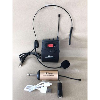 ﻿ไมค์ลอยแบบคาดศรีษะ ไมโครโฟนไร้สาย WIRELESS MICROPHONE รุ่น lxj lx-01