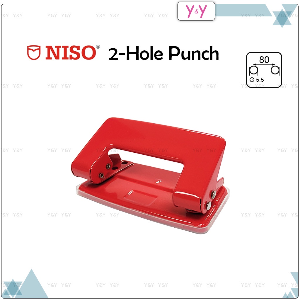 Niso Punch 2 หลุม / Puncher 480 / Paper Punches / 2 หลุม Punches / Penuk Lubang