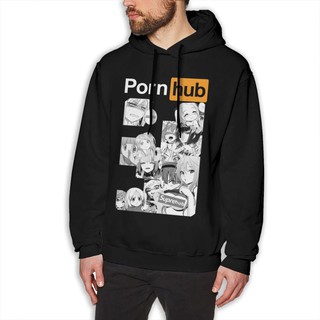 Men Hoodies Pornhub ออกแบบที่ไม่ซ้ำกันสำหรับผู้ชายที่พิมพ์ Outwear Sweatshirt