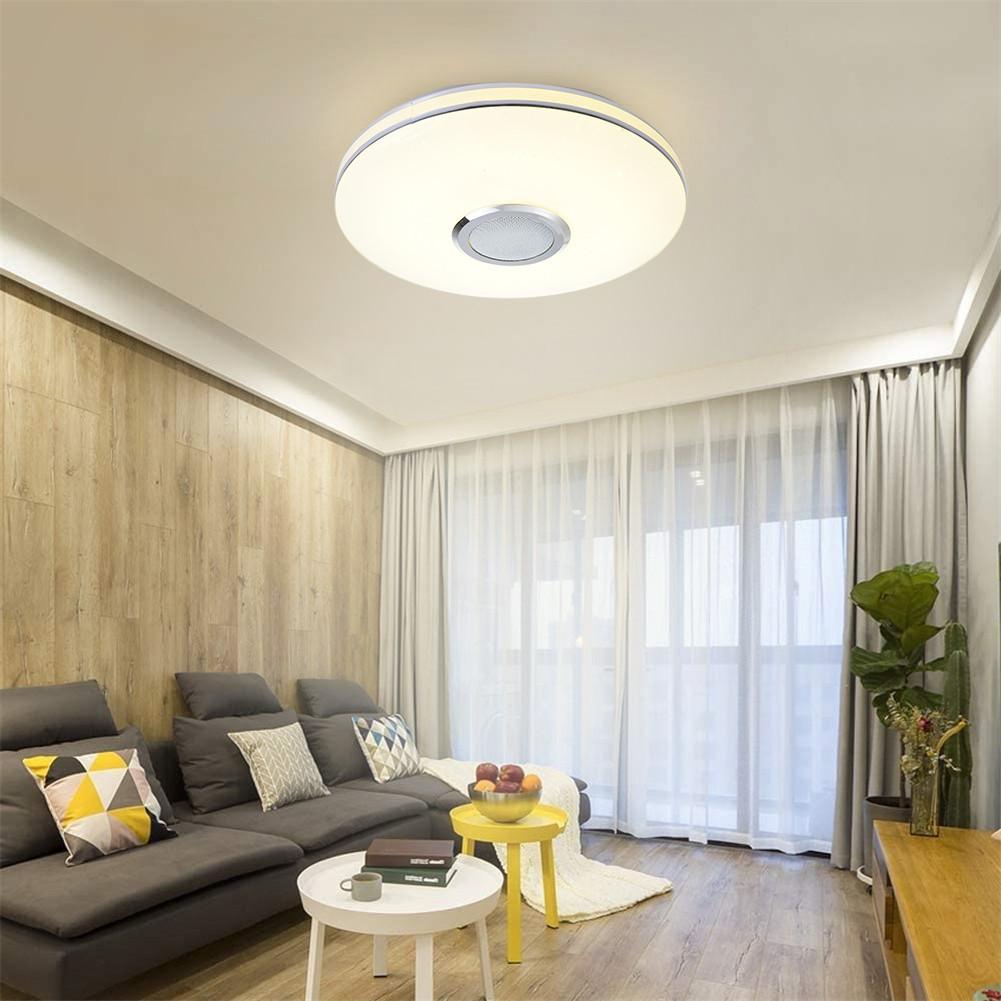 RGB LED Ceiling Light Dimmable 36W Music Light APP Bluetooth Remote ...