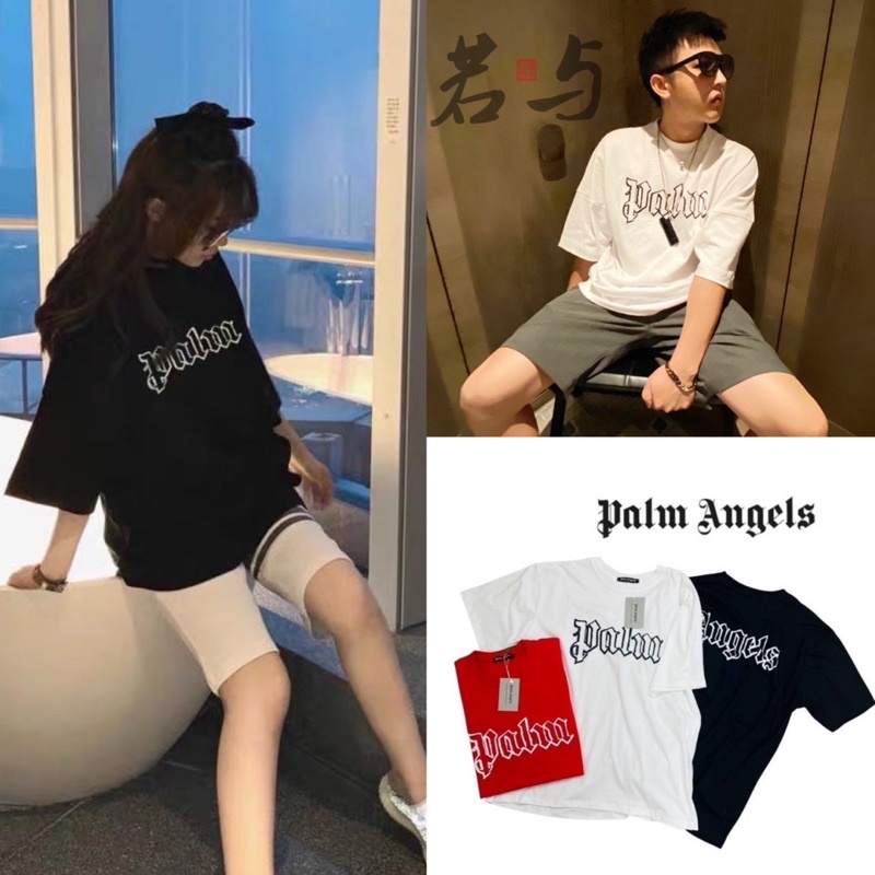 🌟st.f_shop🌟เสื้อยืด แขนสั้น คอกลม งานคอป้าย สกรีนลาย แฟชั่น free size อก42-44 ยาว 29 งานUnisex ใส่ได