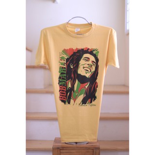 เสื้อยืดวินเทจ ลาย BOBMARLEY  -Sport-T Vintage Sine 1970-ผ้า 50/50 Label #USA