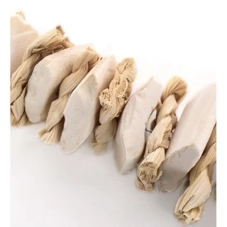 B-3 ของเล่นหัดกัดแทะสำหรับนกแก้วกระดองปลาหมึกเสริมแคลเซียมและมีกิ่งไม้แอปเปิ้ล