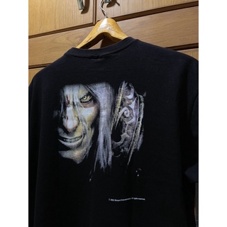 เสื้อยืดผ้าฝ้าย เสื้อยืดเกมส์มือสอง RARE!!! VINTAGE 2002 WARCRAFT III FROZEN THRONE BLIZZARD ENTERTAINMENT Size XL มือ2
