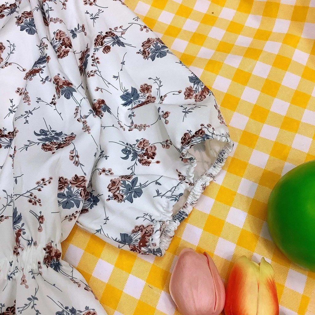 เสื้อเชิ้ตผญ เเฟชั่นเกาหลี เเขนสั้นผญ เเฟชั่นผญ เสื้อลายดอก227# thumbnail 4
