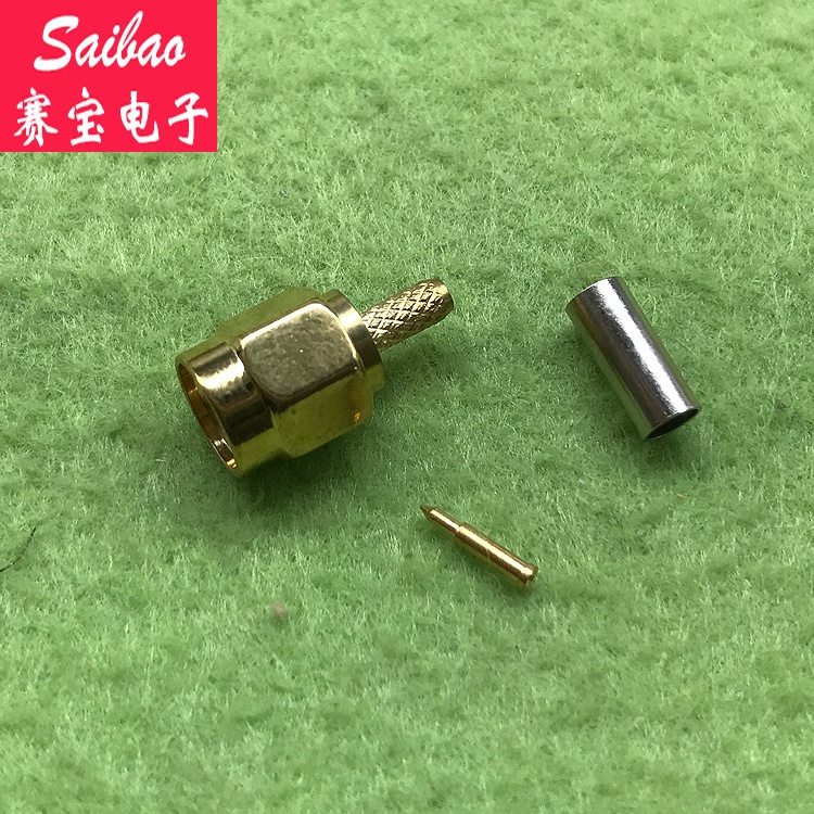 RF Connector SMA Connector ด้ายภายในภายในภายในขา 50-1.5 Feeder SMA หัว SMA-J-1.5