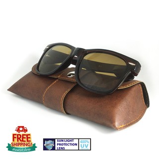 แว่นกันแดด oculos de sol-Wayfarer-W1 BROWN