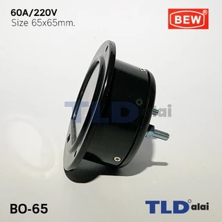 พาแนลมิเตอร์ แบบเข็ม ขนาด 60A ขนาด 65x65 mm. รุ่น BO-65 พร้อมอุปกรณ์ยึด Panel Meter ตัววัดความถี่ไฟฟ้า (Analog Freque...