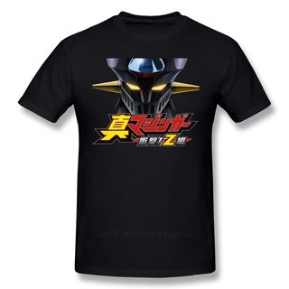 เสื้อยืดแขนสั้น ผ้าฝ้าย พิมพ์ลายการ์ตูนอนิเมะ Mazinger Z Shin สําหรับผู้ชาย