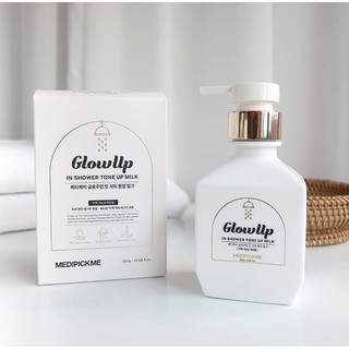 ส่งฟรีค่ะ แท้〰️พร้อมส่งค่ะ ✨MEDIPICKME GLOWUP IN SHOWER TONE UP MILK 300g. 🕯