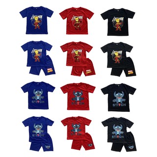 เสื้อลายstitch ironman เสื้อชุดเด็กชาย 1-7ขวบ