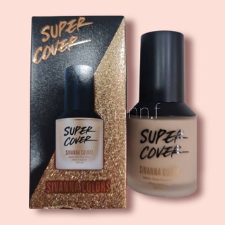 รองพื้น Super Cover Sivanna Colors : Matte Glow Foundation (HF 6052)