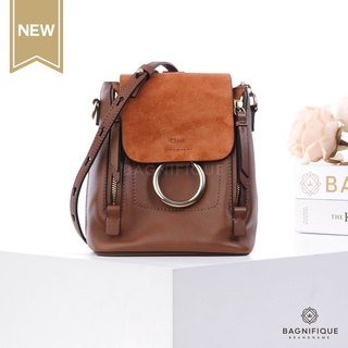 CHLOE FAY BACKPACK MINI BROWN